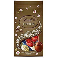 Los mejores  - Lindt Bolsa De 22 Huevos Vehículos Y Fondant Lindor Chocolate Negro- Leche Y Blanco Para La Caza De Huevos De Pascua…